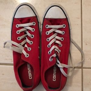 Red Women's Converse Sneakers